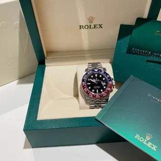 Rolex GMT-Master II 126710BLRO 40mm Stainless steel Black