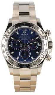 Rolex Daytona 116509 39.5mm White gold Blue