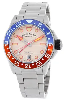 Armand Nicolet JSH GMT Automatic A487RGN-KO-MA2481AA Stainless steel