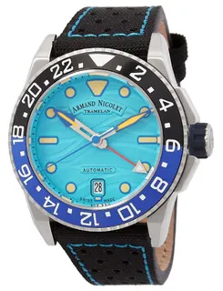 Armand Nicolet JSH A486RGU-TF-P0668NZ8 44mm Stainless steel Aqua