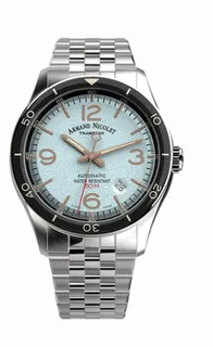 Armand Nicolet M2H A740HNA-ZS-BMA22740A 41mm Stainless steel Light Blue