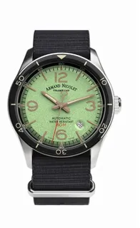 Armand Nicolet M2H A740HNA-VS-BN22481AANN Stainless steel Bright Green