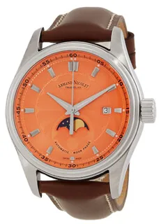 Armand Nicolet Mh2 A640L-SM-P140MR2 43mm Stainless steel Orange