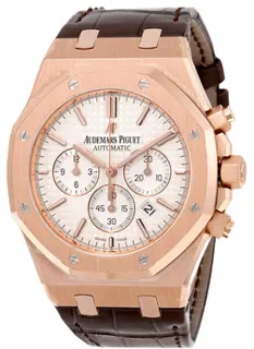 Audemars Piguet Royal Oak 26320OR.OO.D088CR.01 Rose gold Silver Grande Tapisserie Pattern