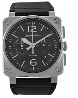 Bell & Ross Aviation Type BR03-94-S 42mm Stainless steel Black