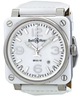 Bell & Ross BR 03 BR0392-WH-C/SCA Ceramic White