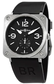 Bell & Ross BR S BR S STEEL Stainless steel Black