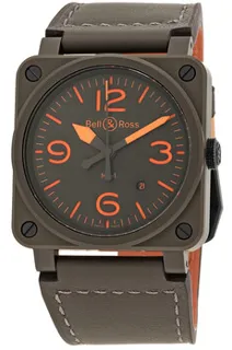 Bell & Ross MA-1 Pilot BR0392-KAO-CE/SCA Ceramic and PVD