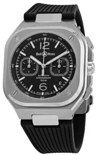 Bell & Ross BR 05 CHRONO BR05C-BL-ST/SRB Stainless steel Black