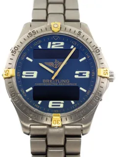 Breitling Aerospace F75362 40mm Titanium Blue