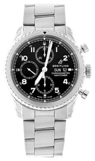 Breitling Aviator 8 A13314101B1A1 Stainless steel Black