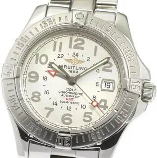 Breitling Colt GMT A32350 40mm Stainless steel Silver