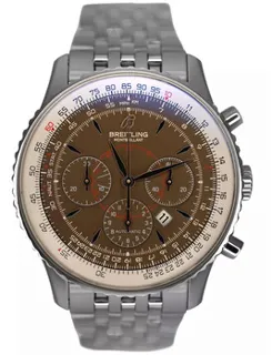 Breitling Montbrillant A41370 Stainless steel Brown