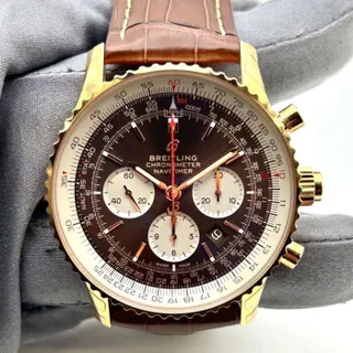 Breitling Navitimer 1 RB0311211Q1P2 18kt Rose Gold Panamerican Bronze