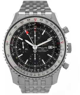 Breitling Navitimer GMT A24322 Stainless steel Black