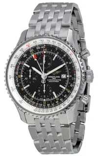 Breitling Navitimer World a2432212/b726/453a Stainless steel Black