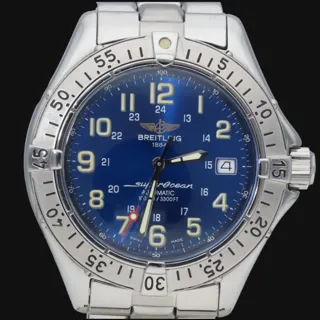 Breitling Superocean A17040 42mm Stainless steel Blue