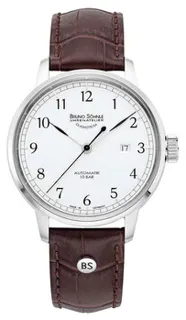 Bruno Söhnle Hamburg 17-12203-221 43mm Stainless steel White