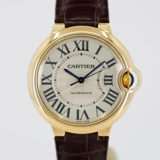 Cartier Ballon Bleu 36mm W6900356 36mm Yellow gold Silver