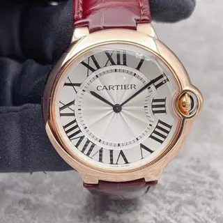 Cartier Ballon Bleu 40mm W6920083 40mm Rose gold Silver