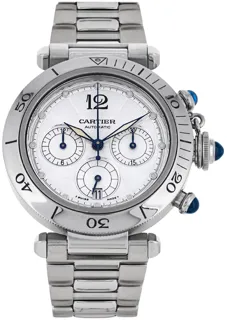 Cartier Pasha w31030H3 Stainless steel Silver