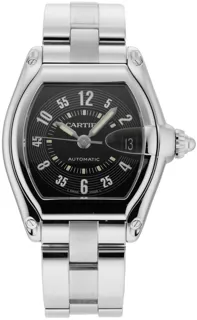 Cartier Roadster W62004V3 Stainless steel Black