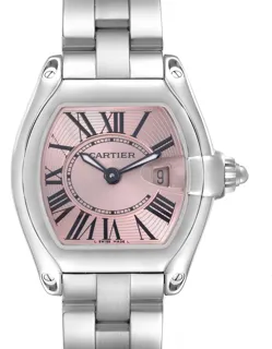 Cartier Roadster W62017V3 36.5mm Stainless steel Pink