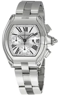 Cartier Roadster W62019X6 49mm Stainless steel Silver