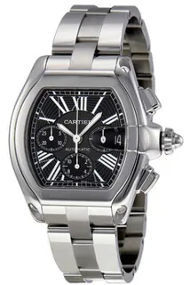 Cartier Roadster W62020X6 49mm Stainless steel Black