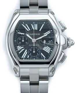 Cartier Roadster W62020X6 49mm Stainless steel Black