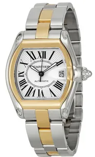 Cartier Roadster w62031y4 43mm Stainless steel Silver