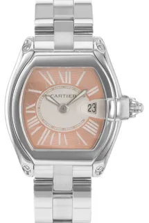 Cartier Roadster W62054V3 27mm Stainless steel Pink