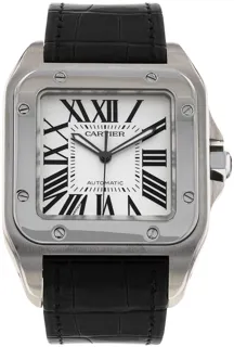 Cartier Santos 100 W20076X8 Stainless steel Silver