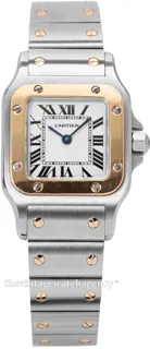 Cartier Santos de Cartier W20012C4 25mm 18 carat yellow gold steel White