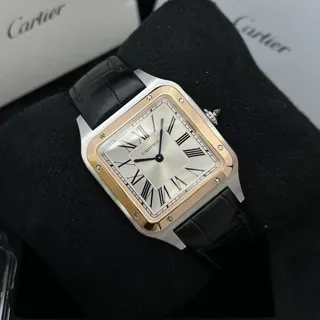 Cartier Santos Dumont W2SA0011 43.5mm Stainless steel Silver