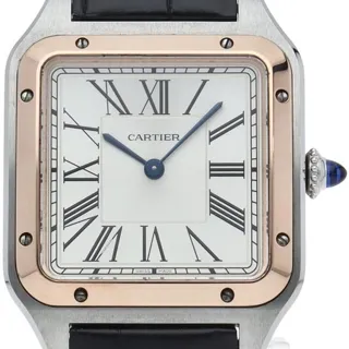 Cartier Santos Dumont W2SA0011 43.5mm Stainless steel Silver