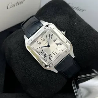 Cartier Santos Dumont WSSA0022 43.5mm Stainless steel Silver