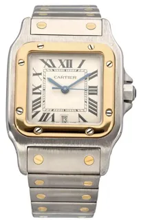 Cartier Santos Galbée 187901 30mm Champagne