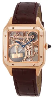 Cartier Santos WHSA0030 Rose gold Skeletonized