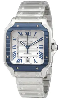 Cartier Santos WSSA0047 Stainless steel Silver