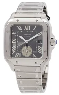 Cartier Santos WSSA0076 Stainless steel Gray