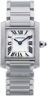 Cartier Tank Française W51008Q3 Stainless steel Silver