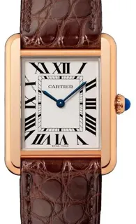 Cartier Tank Solo W5200024 31mm Rose gold Silver