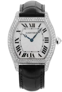 Cartier Tortue WA503851 White gold Silver