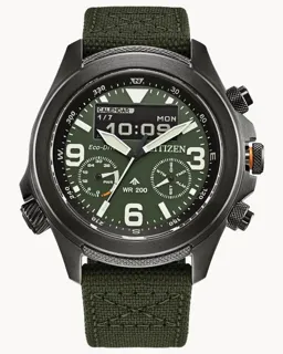 Citizen Promaster Land JV1005-02W 43.9mm Stainless steel green