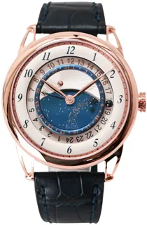 De Bethune DB25 Starry Varius DB25VGR 42mm 18KT Rose Gold Blue and White