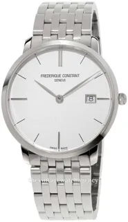 Frédérique Constant Slimline FC-220S5S6B 38.5mm Brushed/polished steel Silver