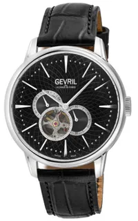 Gevril Mulberry 9610 42mm Stainless steel Black