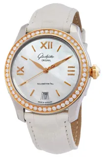 Glashütte Lady Serenade 1-39-22-09-16-44 36mm Rose gold and Stainless steel Silver