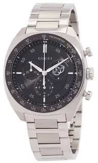 Gucci Interlocking G YA142316 Stainless steel Black